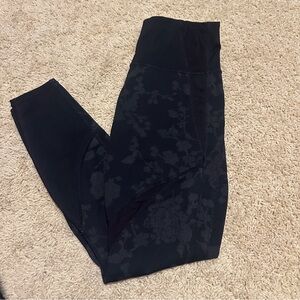 Athleta women’s S black floral camo leggings